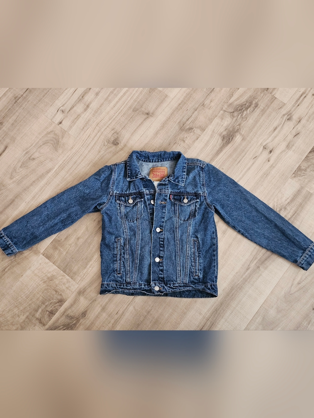Levi's Kids Dark Blue Denim Jacket